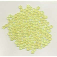 Czech Yellow Flower Spacer Bead