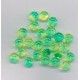 Czech Yellow-Green Facetted Briolette Bead