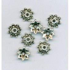Bali Silver Beadcap Z569B