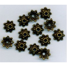 Bali Brass Beadcap Z569B