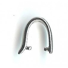 Medium Rhodium Bail 