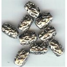 bali nickle oval bead