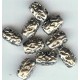 bali nickle oval bead