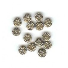 bali brass 6mm disc with engraving ZN525