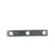 3 hole 18mm silver spacer bar