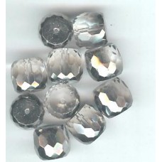 black diamond 12mm x 12mm  cut off beads