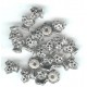 Bali Silver Beadcap YJ124