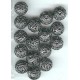 10mm Black Nickel Filigree Balls 