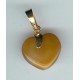 bohemian heart small  mustard