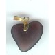 bohemian purple medium heart