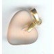 bohemian pink heart medium
