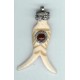 Fish-Shaped Bone Pendant