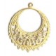 Filigrae Brass Medium Round