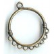 brass plated 9 hole circle