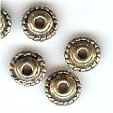 ZN 664 /bali brass  neat detail bead