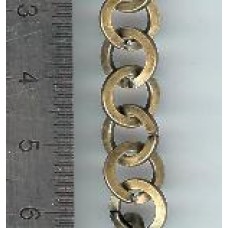 DA206 #1 BRASS FLAT BELCHER  LARGEST