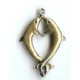 brass plated double dolphin