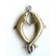 brass plated double dolphin