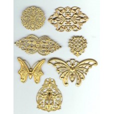 LARGE brass  stamping just ind