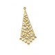 Brass Filigree Triangle Small