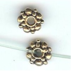 bali BRASS yj81  bead with balls