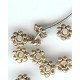 Bali Brass ZN156 Daisy Spacer Bead