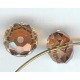 12mm Swarovski Briolette Copper