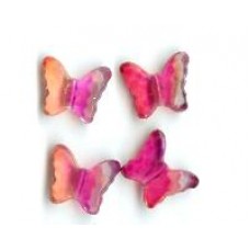 butterfly plastic pink