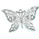silver plated pewter butterfly