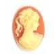 4  red 18mm x25mm medium cameo