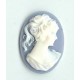 4 blue medium cameo