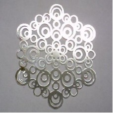 Silver Plated Laser cut Circles