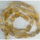 citrine facetted odd sized  beads