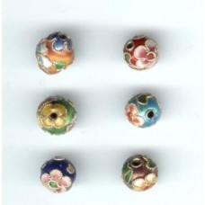 6mm Round Cloisonne
