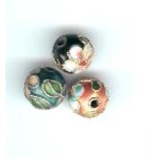 cloisonne 8 mm beads