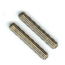 Brass Ox Corrugated Beads 