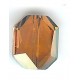 12mm Swarovski Graphic Bead Copper