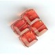 6mm Swarovski cube padparadscha