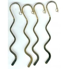 Large Curly Gold Boomark