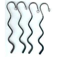 Large Curly Nickel Bookmark 