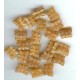 czech  light amber butterflies