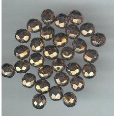 czech bead metalic bronze  6mm beads