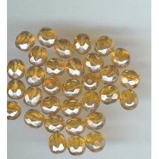 czech 8mm  light topaz