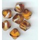 czec amber large bi-cone