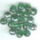 czech green bead #12