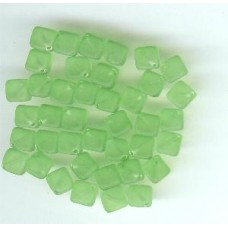 czech green bead #6