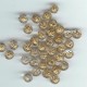 chech bead glass with gold detail