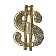 large gold dollar pendant