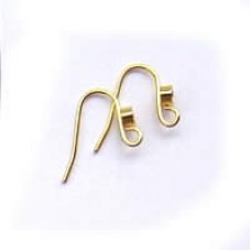 Earwire with Diamonte Setting Gold & Silver