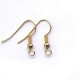 F223 earwire gold with ball and spring